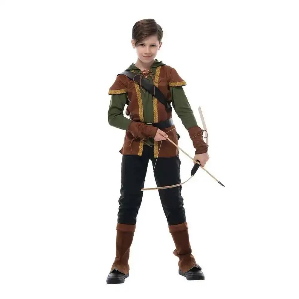 Cosplay Anime Boy - Costume da Arciere per Bambini, Costume