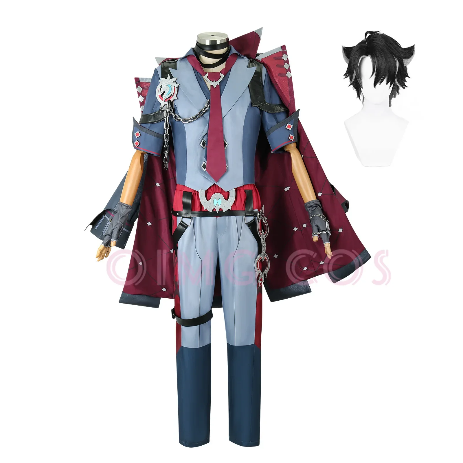 Anime Cosplay In Chinese - Costume Cosplay Wriothesley di Genshin Impact,
