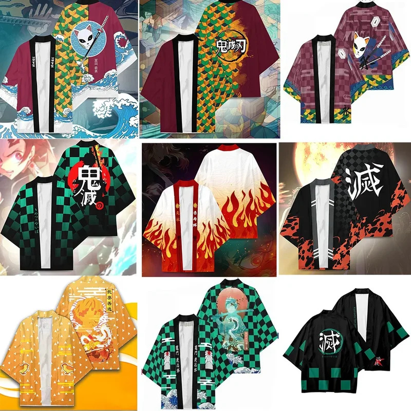 Demon Slayer Haori - Demon Slayers Cardigan Abbigliamento anime giapponese