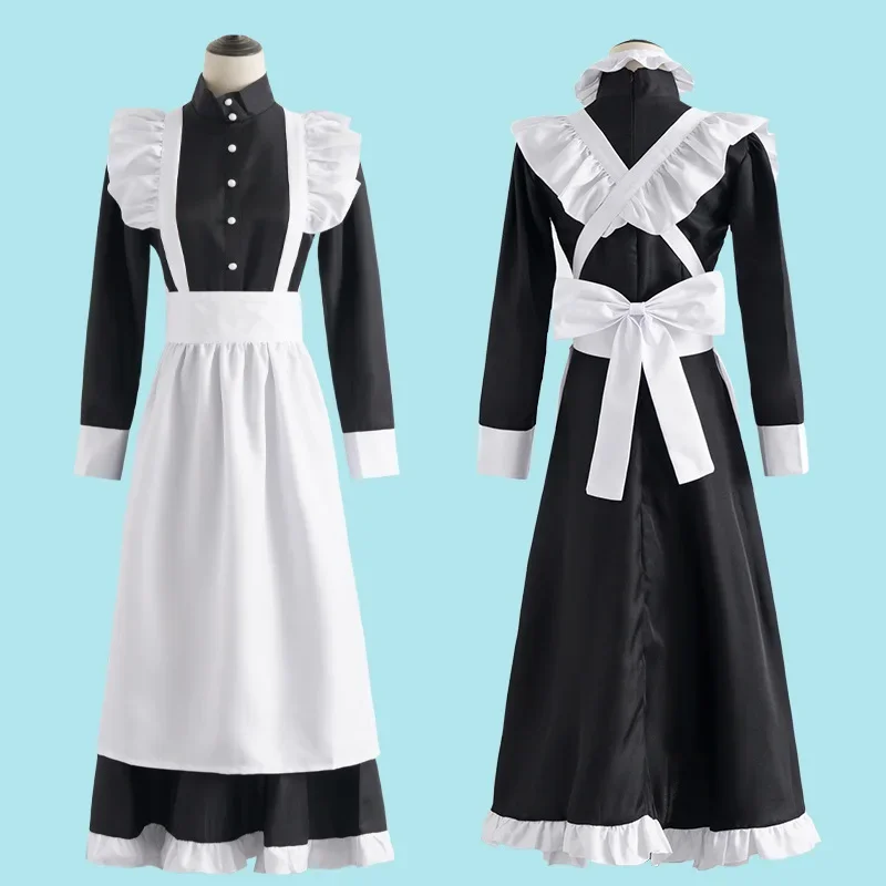 Anime Cosplay Shop - Classico Abito da Cameriera Stile Britannico