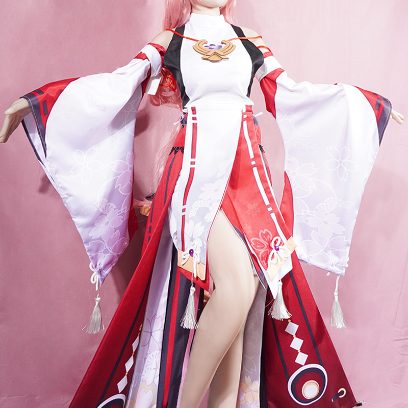 Anime Cosplay In Chinese - Costume Cosplay Yae Miko, Uniforme Impact,