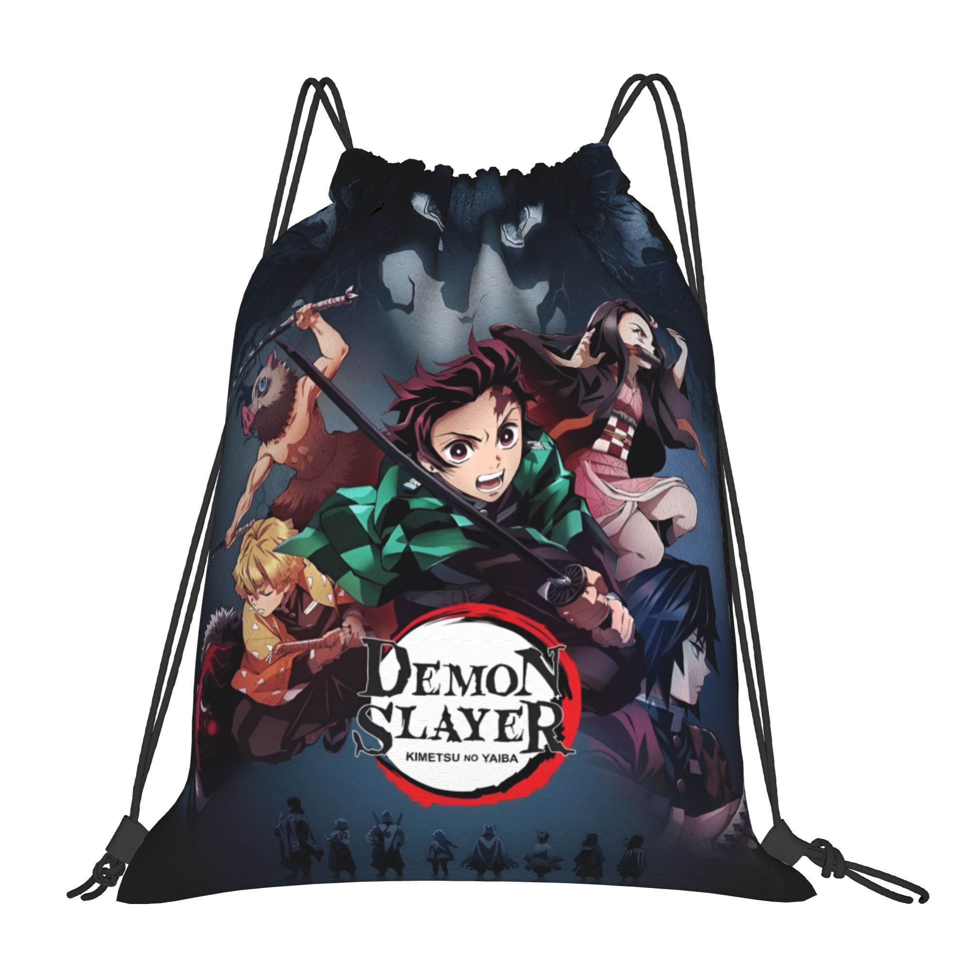 Anime Cosplay Shop - Zaino con coulisse personalizzato D-Demons Slayers