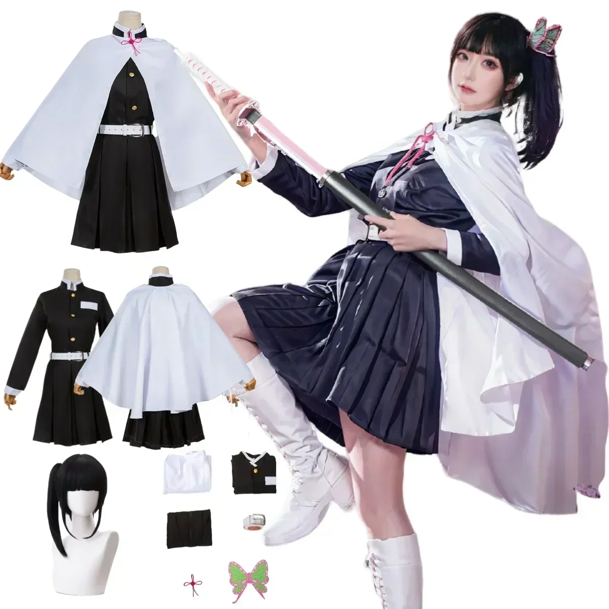 Costume Cosplay di Tsuyuri Kan - Demon Slayer Haori recensione e prezzo