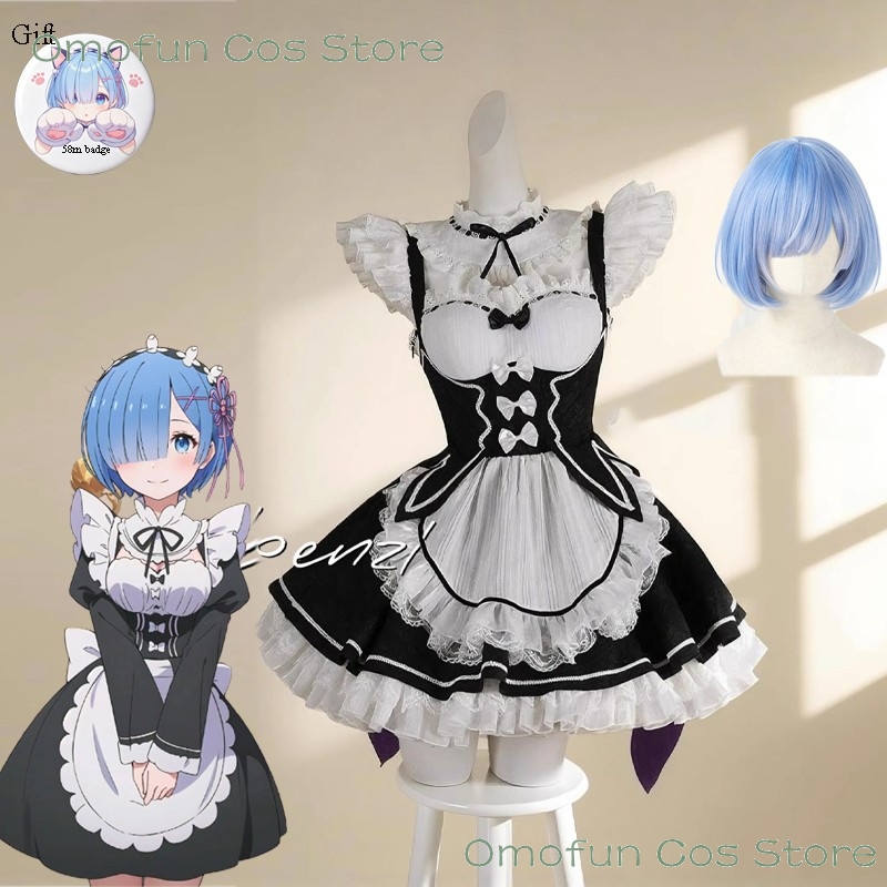 Costume Cosplay Re:Zero Rem Re - Anime Cosplay Rem recensione e prezzo
