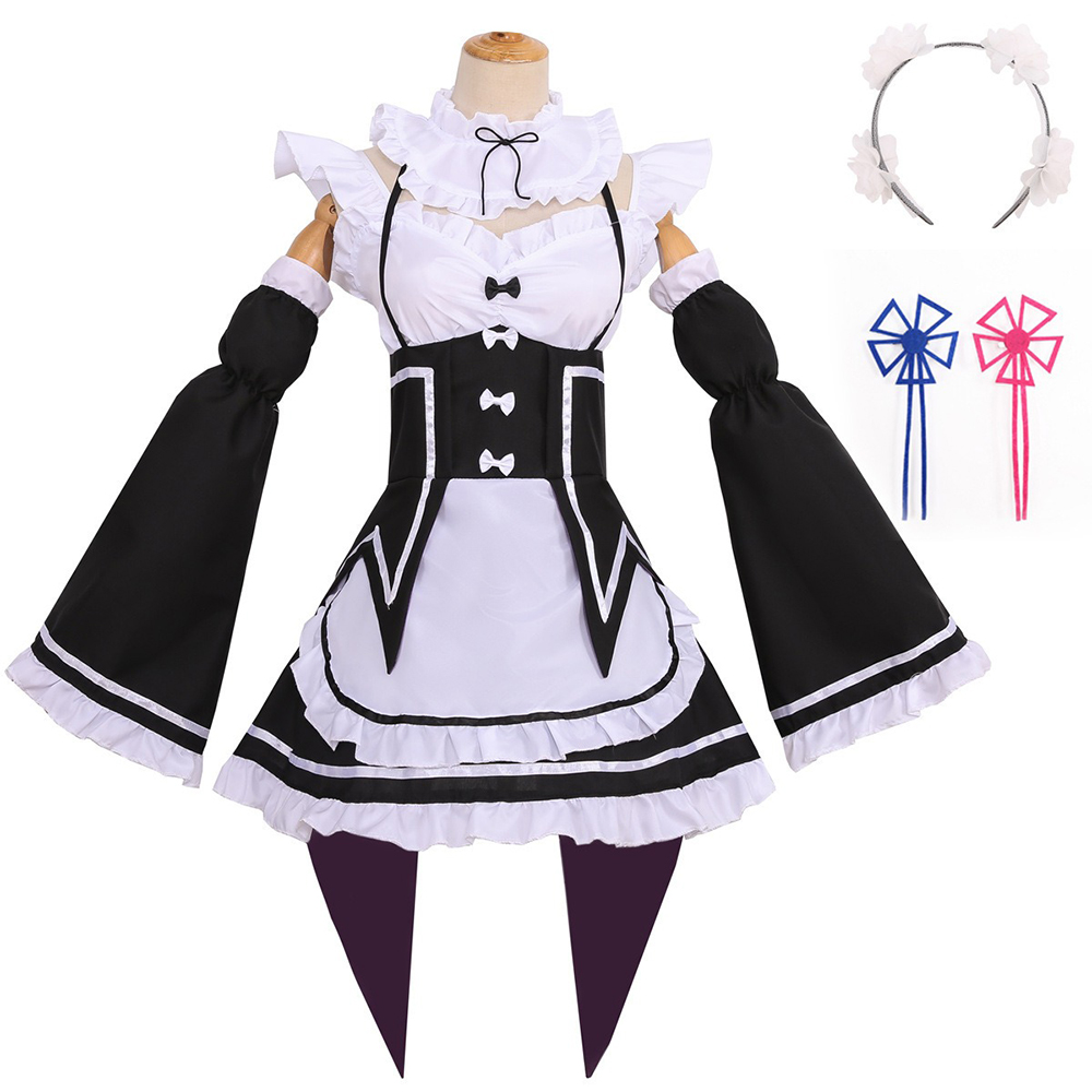 Costume Cosplay di Ram Rem da  - Anime Cosplay Rem recensione e prezzo